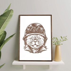 Tablou decorativ, TD087, Desenat manual, Natural imagine