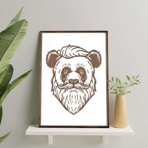 Tablou decorativ, TD088, Desenat manual, Natural imagine