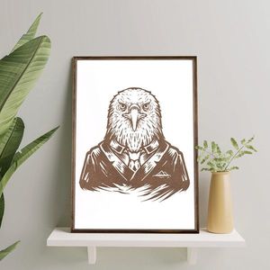 Tablou decorativ, TD097, Desenat manual, Natural imagine