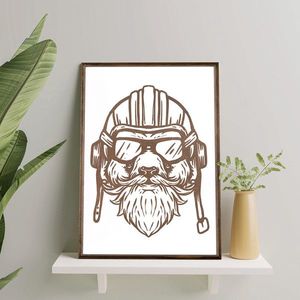 Tablou decorativ, TD100, Desenat manual, Natural imagine