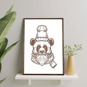 Tablou decorativ, TD105, Desenat manual, Natural imagine