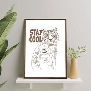 Tablou decorativ, TD106, Desenat manual, Natural imagine