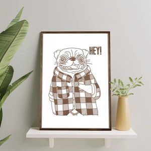 Tablou decorativ, TD108, Desenat manual, Natural imagine