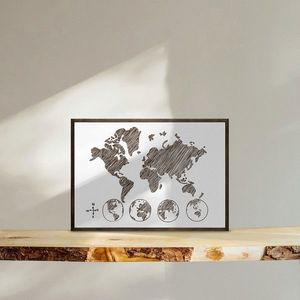 Tablou decorativ, TD112, Desenat manual, Natural imagine