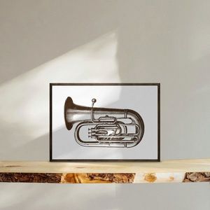 Tablou decorativ, TD120, Desenat manual, Natural imagine