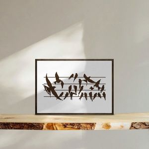 Tablou decorativ, TD126, Desenat manual, Natural imagine