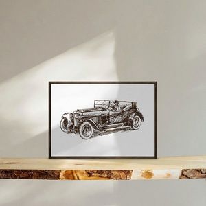 Tablou decorativ, TD135, Desenat manual, Natural imagine