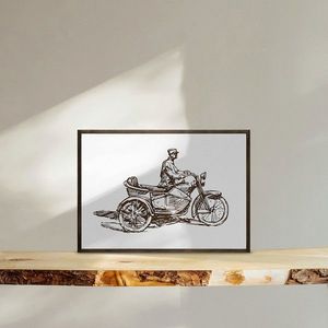 Tablou decorativ, TD136, Desenat manual, Natural imagine