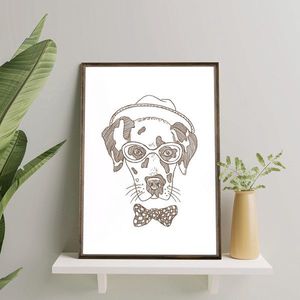 Tablou decorativ, TD150, Desenat manual, Natural imagine