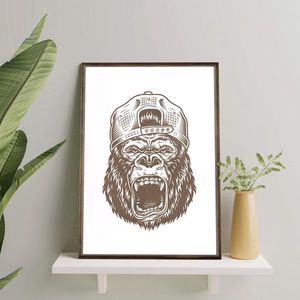 Tablou decorativ, TD153, Desenat manual, Natural imagine