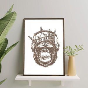 Tablou decorativ, TD157, Desenat manual, Natural imagine