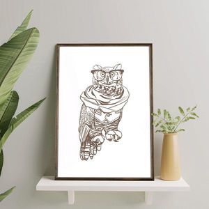 Tablou decorativ, TD164, Desenat manual, Natural imagine