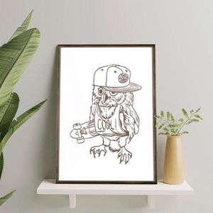 Tablou decorativ, TD165, Desenat manual, Natural imagine