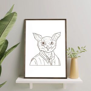 Tablou decorativ, TD166, Desenat manual, Natural imagine