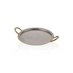 Tava pentru servire, Hermia, 280TMA1793, Gri / Auriu imagine