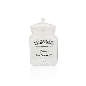 Cutie depozitare, Hermia, 280TMA1873, Transparent/Negru imagine