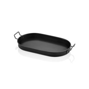 Tava pentru servire, Hermia, 742TMA3104, Negru imagine