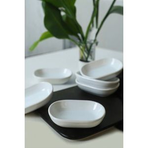 Set boluri pentru aperitive, Hermia, 275KRM2134, Antibacterian, Alb imagine