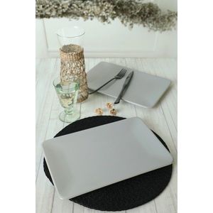 Set platouri servire, Hermia, 275KRM2150, Antibacterian, Gri Mat imagine