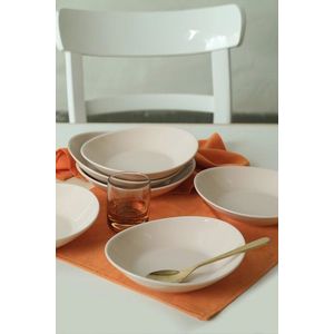 Set farfurii, Hermia, 275KRM2215, Antibacterian, Crem imagine