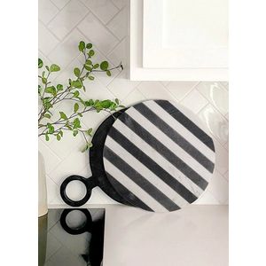 Platou servire alimente, Hermia, 280TMA1901, Alb/Negru imagine