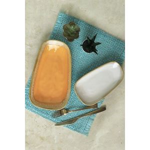 Set platouri servire, Hermia, 275KRM2230, Antibacterian, Muștar / Cremă imagine