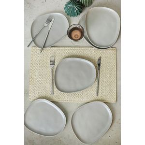 Set platouri servire desert, Hermia, 275KRM2207, Antibacterian, Gri Mat imagine