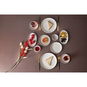 Set de mic dejun, Hermia, 216KRC1254, Ceașcă de ceai (6 bucăți), Multicolor imagine