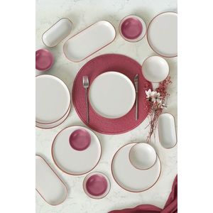 Set de mic dejun, Hermia, 275KRM1965, Antibacterian, Roz/Alb imagine