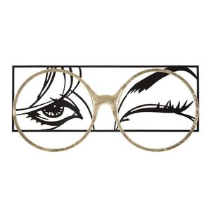 Decoratiune de perete Eyewear, Mauro Ferretti, 89.5 x 41.3 cm, fier, multicolor imagine