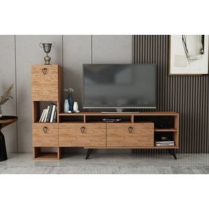 Comoda TV, Hanah Home, Emmy, 184.8x120x35 cm, Pin imagine