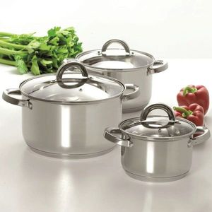 Set oale 13 piese Berry, Ambition, 48x27x23.5 cm, inox/sticla, argintiu imagine