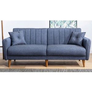 Canapea extensibila 3 locuri, Atelier del Sofa, 867UNQ1314, Albastru inchis imagine