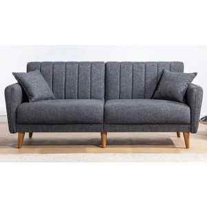Canapea extensibila 3 locuri, Atelier del Sofa, 867UNQ1315, Gri inchis imagine