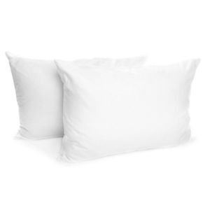 Set 2 fete de perna Heinner Home, 50x70 cm, bumbac, alb imagine