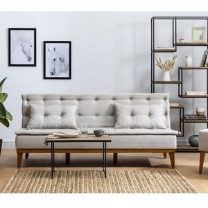 Canapea extensibila 3 locuri, Atelier del Sofa, 867UNQ1320, Crem imagine