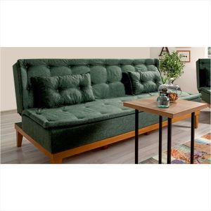 Canapea extensibila 3 locuri, Atelier del Sofa, 867UNQ1338, Verde imagine