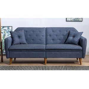 Canapea extensibila 3 locuri, Atelier del Sofa, 867UNQ1318, Albastru inchis imagine