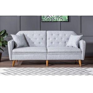 Canapea extensibila 3 locuri, Atelier del Sofa, 867UNQ1317, Gri imagine