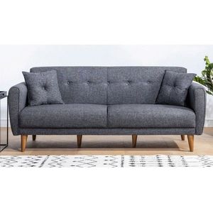 Canapea extensibila 3 locuri, Atelier del Sofa, 867UNQ1326, Gri inchis imagine