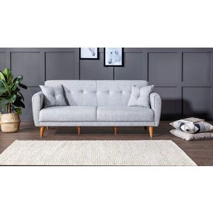 Canapea extensibila 3 locuri, Atelier del Sofa, 867UNQ1324, Gri imagine
