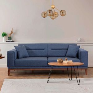 Canapea extensibila 3 locuri, Atelier del Sofa, 867UNQ1372, Albastru inchis imagine