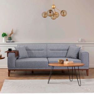 Canapea extensibila 3 locuri, Atelier del Sofa, 867UNQ1365, Gri imagine
