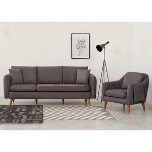 Set de canapea, Atelier del Sofa, 867UNQ1617, Antracit imagine