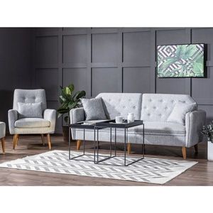Set canapea extensibilă, Atelier del Sofa, 867UNQ1626, Gri imagine