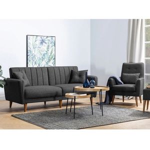 Set canapea extensibilă, Atelier del Sofa, 867UNQ1579, Antracit imagine