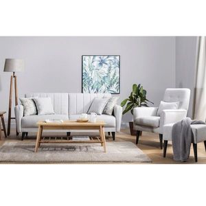Set canapea extensibilă, Atelier del Sofa, 867UNQ1680, Crem imagine