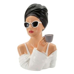 Figurina /sculptura decorativa Woman -A, Mauro Ferretti, 20x18.5x29 cm, polirasina, multicolor imagine