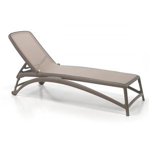Sezlong exterior Nardi Atlantico cu cadru PPF si sintetic tortora imagine
