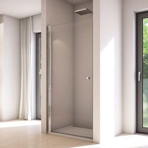 Usa de dus batanta Ronal (SanSwiss) Solino SOL1 100cm sticla securizata 6mm imagine